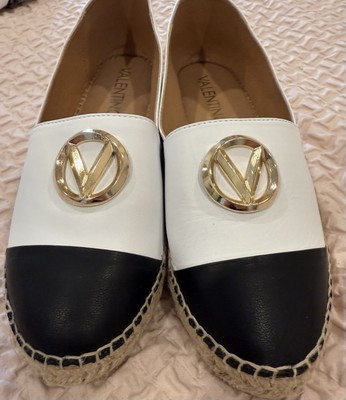 Valentino White Pineta Espadrille Flats Size EU 38 | eBay US