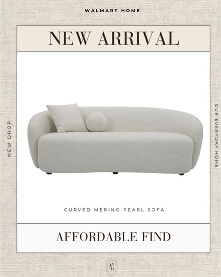 New Walmart home drop! Curved sofa, home decor, living room 

#LTKhome #LTKGiftGuide #LTKHoliday
