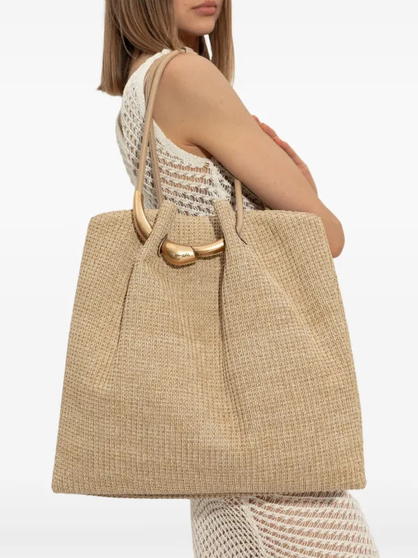 Cult Gaia extra-large Asa Tote Bag | Neutrals | FARFETCH UK | Farfetch Global