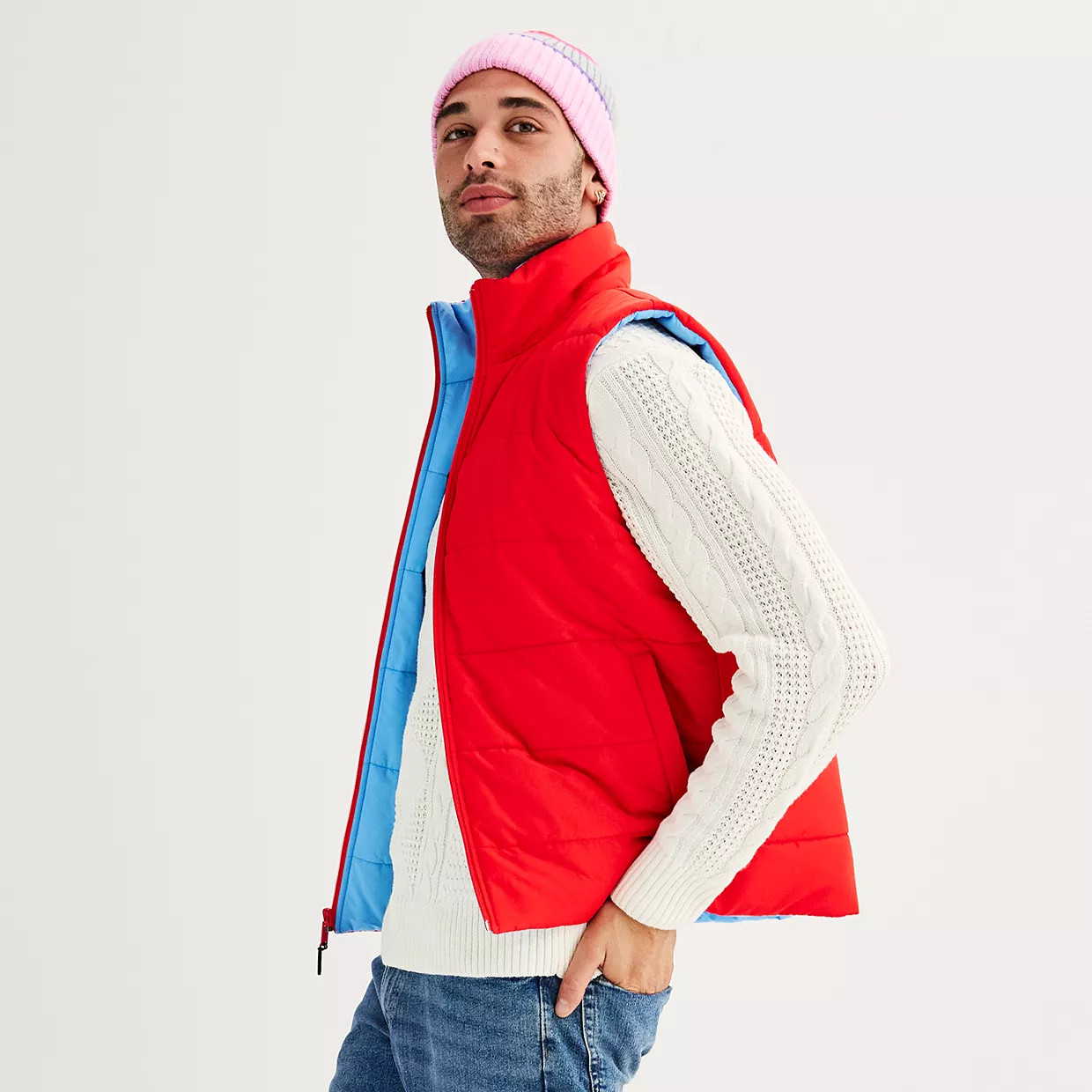 Crayola® X Kohl's Adult Reversible Puffer Vest | Kohl's