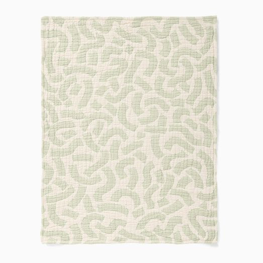 Sprinkled Waves Baby Blanket | West Elm (US)