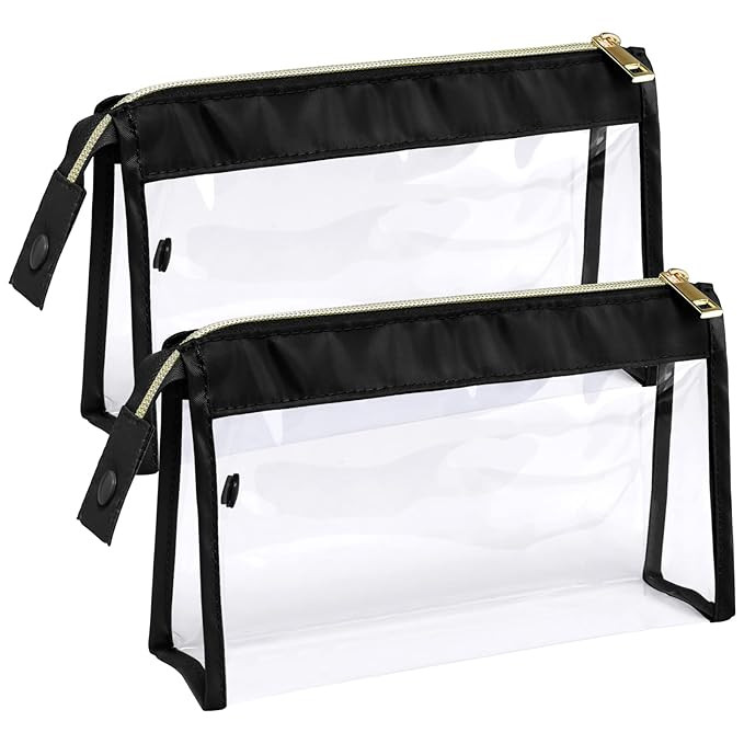 PACKISM Clear Toiletry Bag - Clear Travel Bags for Toiletries, TSA Approved Toiletry Bag Helps Ea... | Amazon (US)
