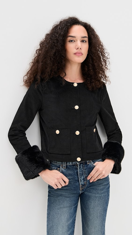 Fur Trim Jacket | Shopbop