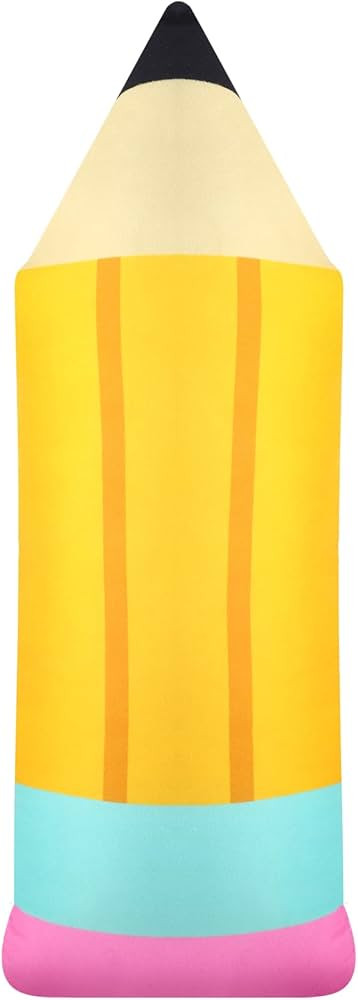 Cute Pencil Pillow Classroom Plush Pillow Large Throw Pillow Back School Cushion Creative Cute Pe... | Amazon (US)