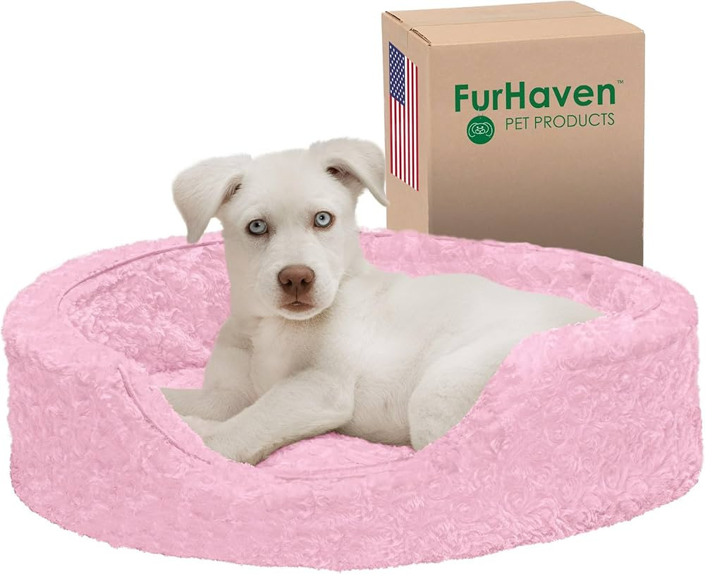 Furhaven Dog Bed for Small Dogs w/ Removable Washable Cover & Pillow Cushion Insert, For Dogs Up ... | Amazon (US)
