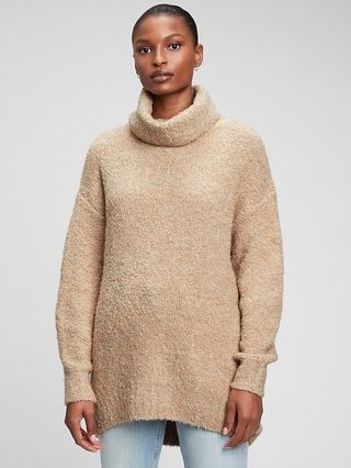 Cozy Boucle Turtleneck Tunic Sweater | Gap (US)