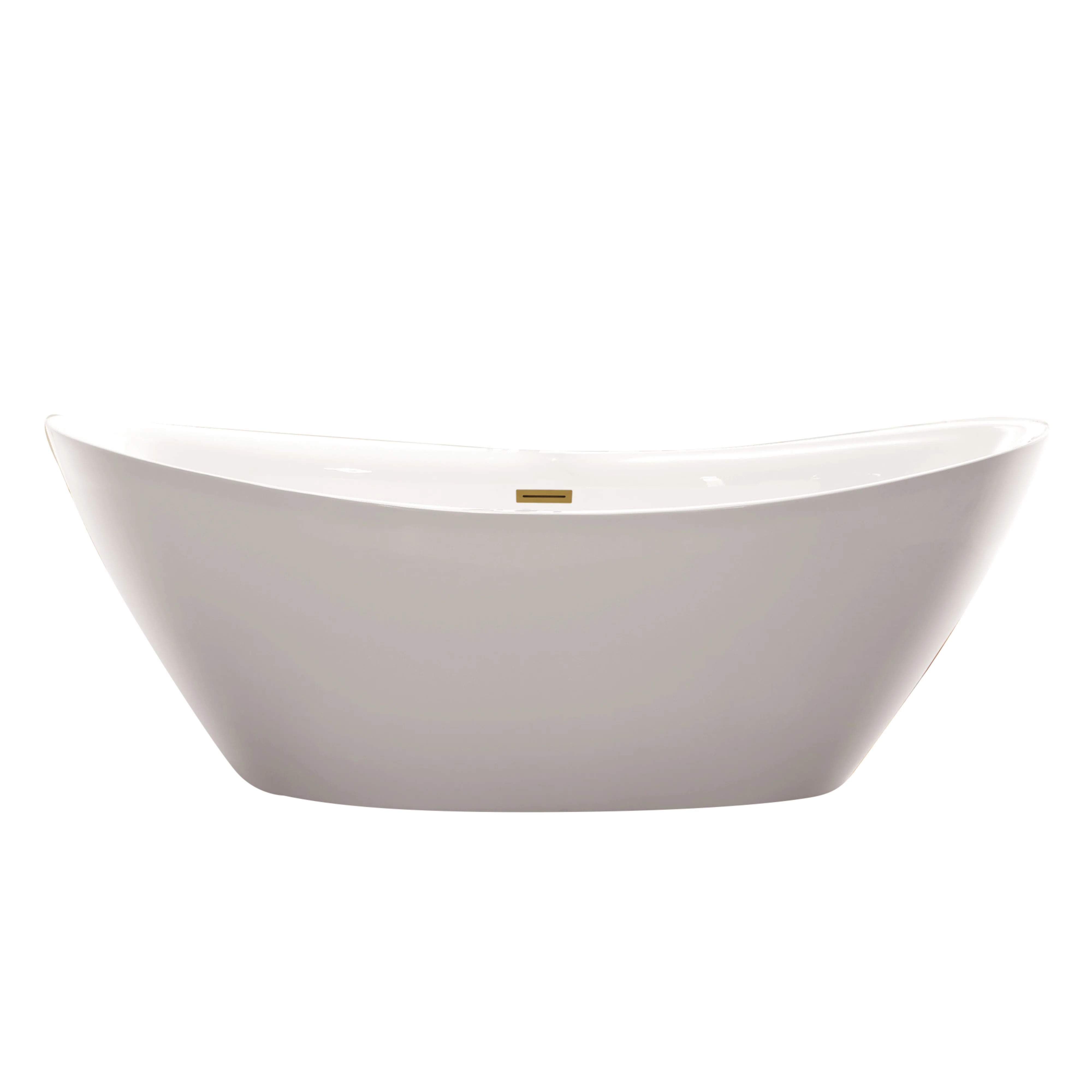 71" x 33" Freestanding Soaking Acrylic Bathtub VA6807-TG | Wayfair North America