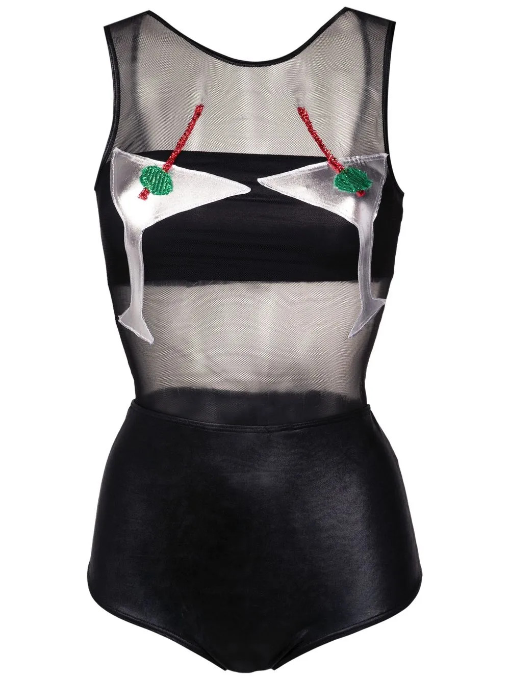 Brigitte Martini-embellished one-piece - Farfetch | Farfetch Global
