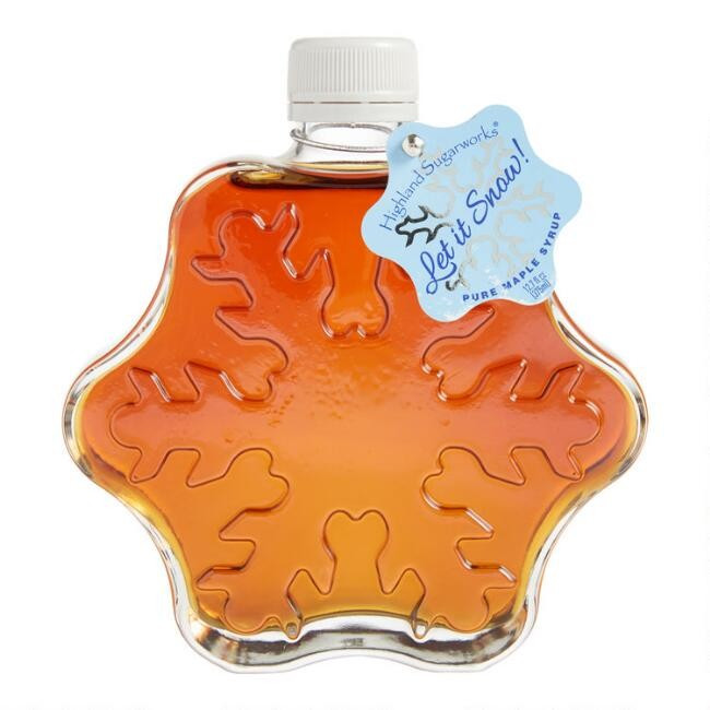 Highland Sugarworks Snowflake Maple Syrup Bottle | World Market