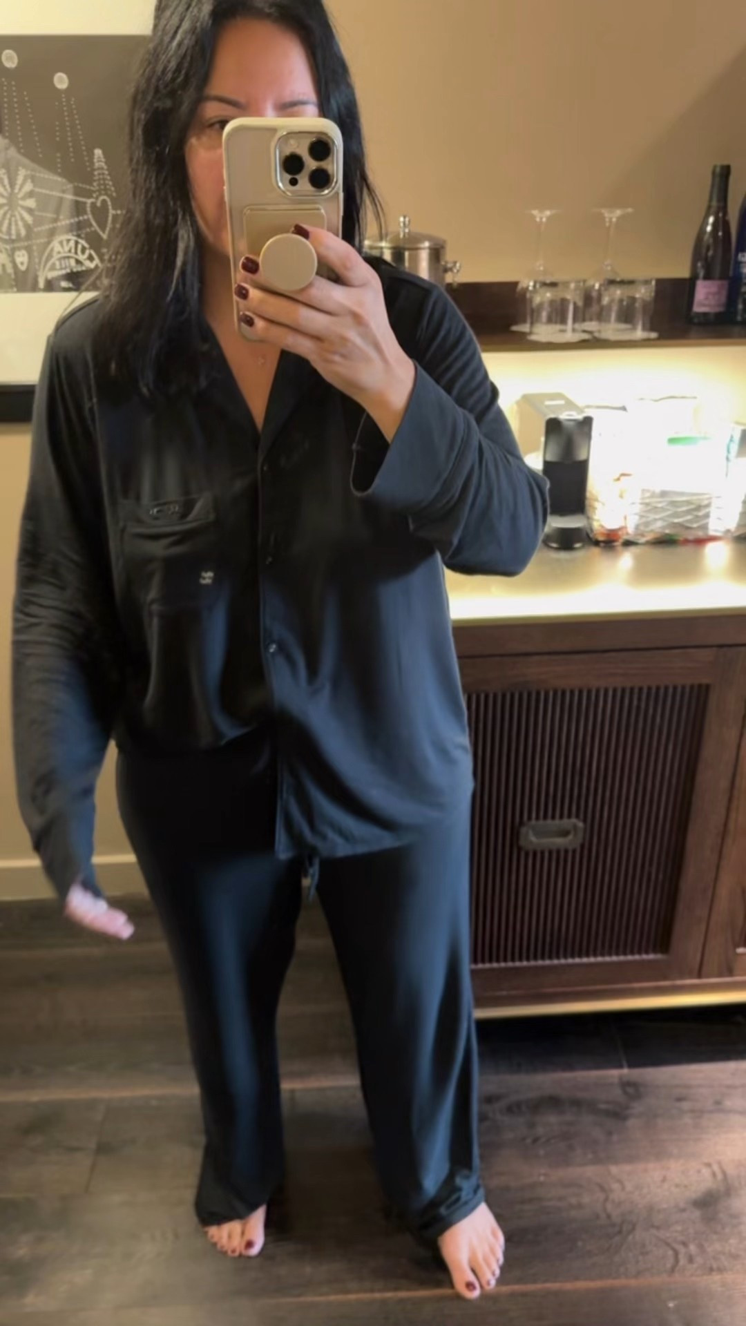 I recently bought these pajamas and omg, they are so good. I’m going to order another pair in a different color. Wearing a size large. 

#LTKMidsize #LTKOver40 #LTKFindsUnder100