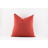 Burnt Orange Pillow 12x18 and 18x18 | Etsy (US)