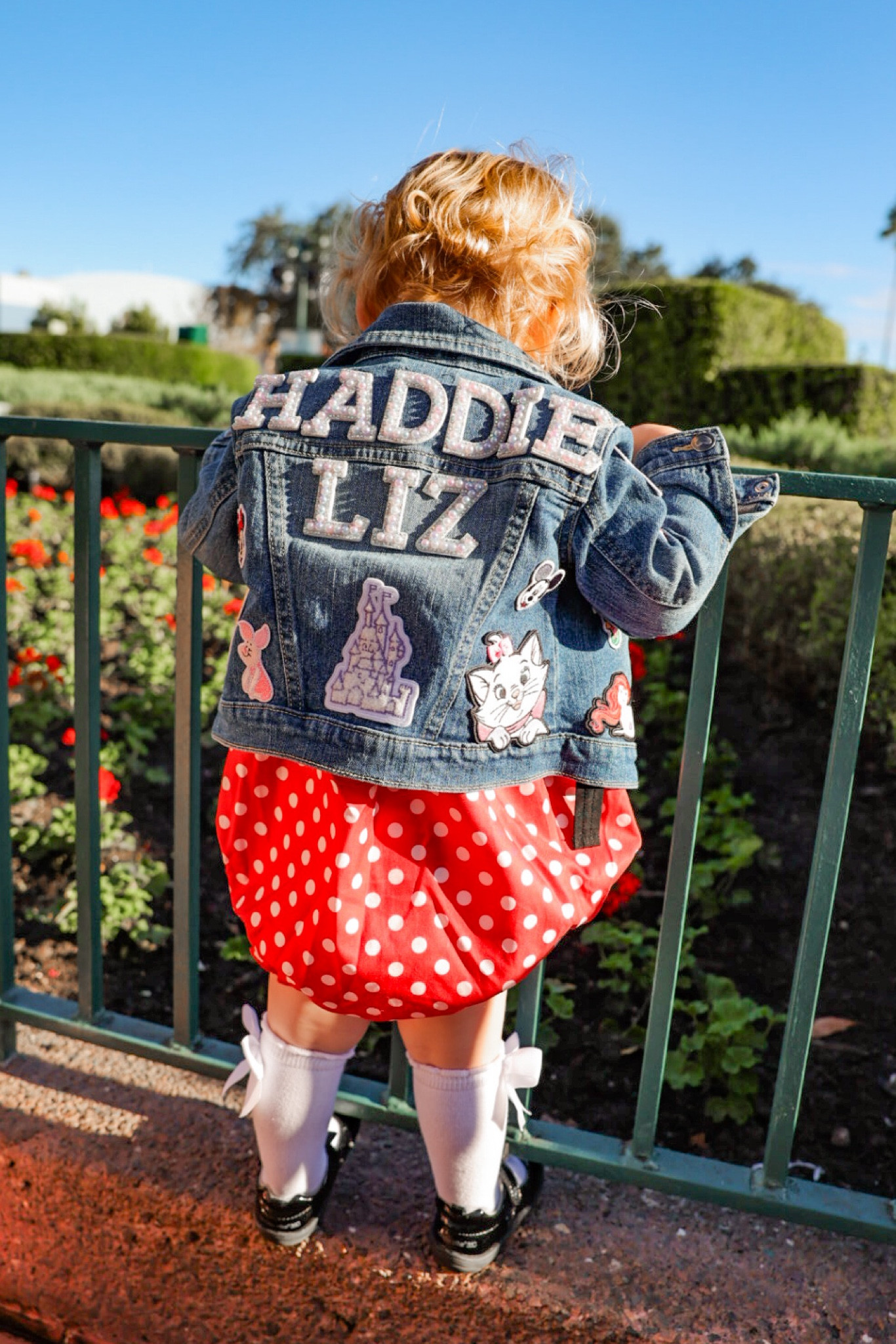 Toddler girl Disney Outfit

#disneygirl #minniemouseromper #minniemousebubbleromler #bubbleromper #letterjeanjacket #jeanjacketpatches #irononpatches #tallsoks #classytoddler #disneyvacation #disneytoddler #namejeanjacket #disneyinspo #disneytripinspo #disneytripmusthaves #disneyoutfit 

#LTKTravel #LTKFamily #LTKStyleTip