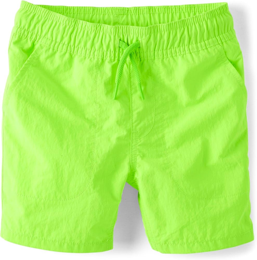 The Children's Place Boys' Quick Dry Pull on Jogger Shorts 5.5" | Amazon (US)