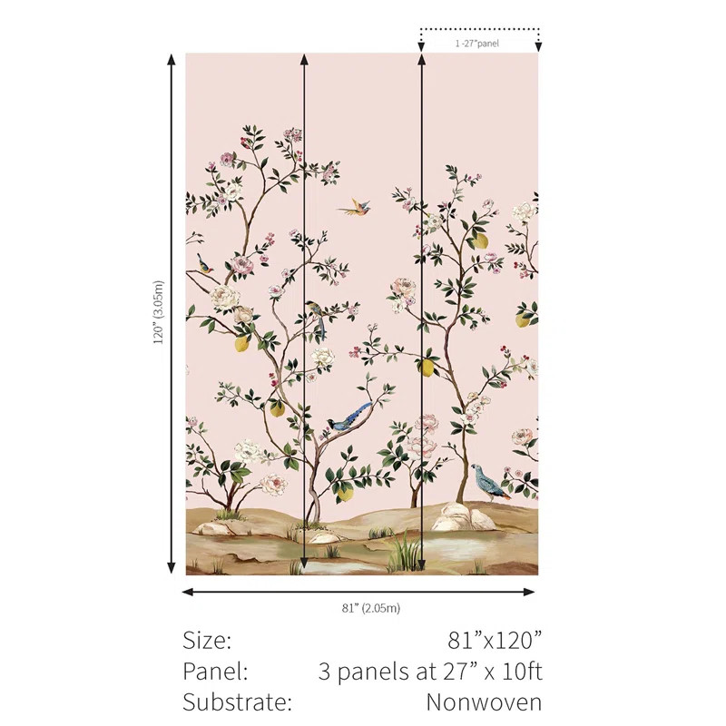 Ararat Floral Wall Mural | Wayfair North America