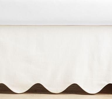 Scalloped Bed Skirt | Pottery Barn Kids