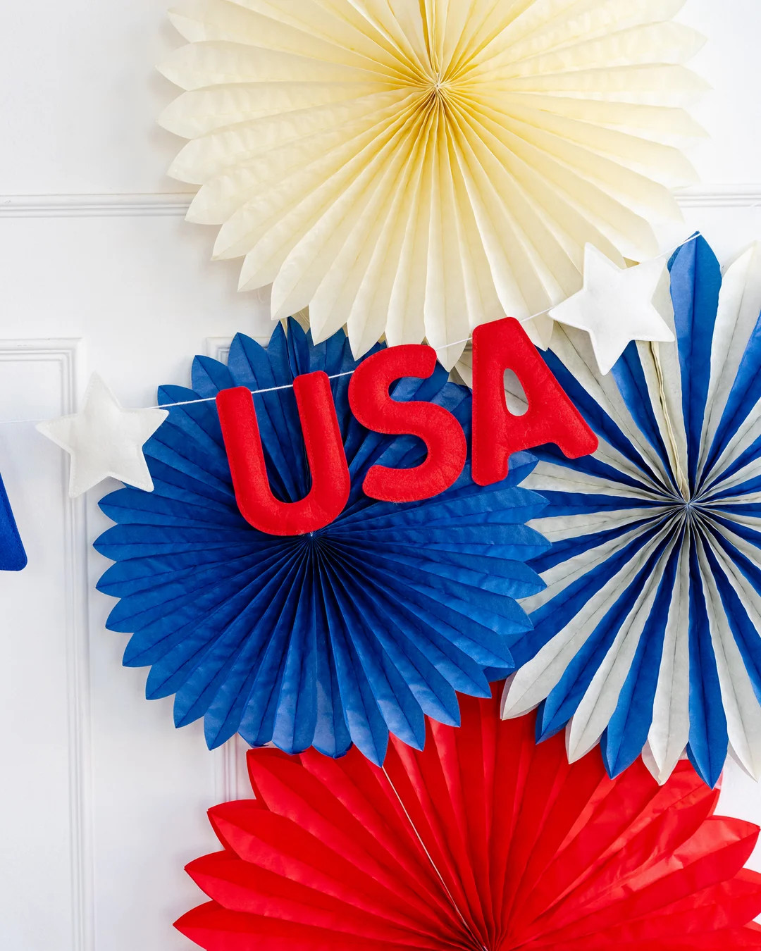 USA Puffy Felt Banner | My Mind's Eye