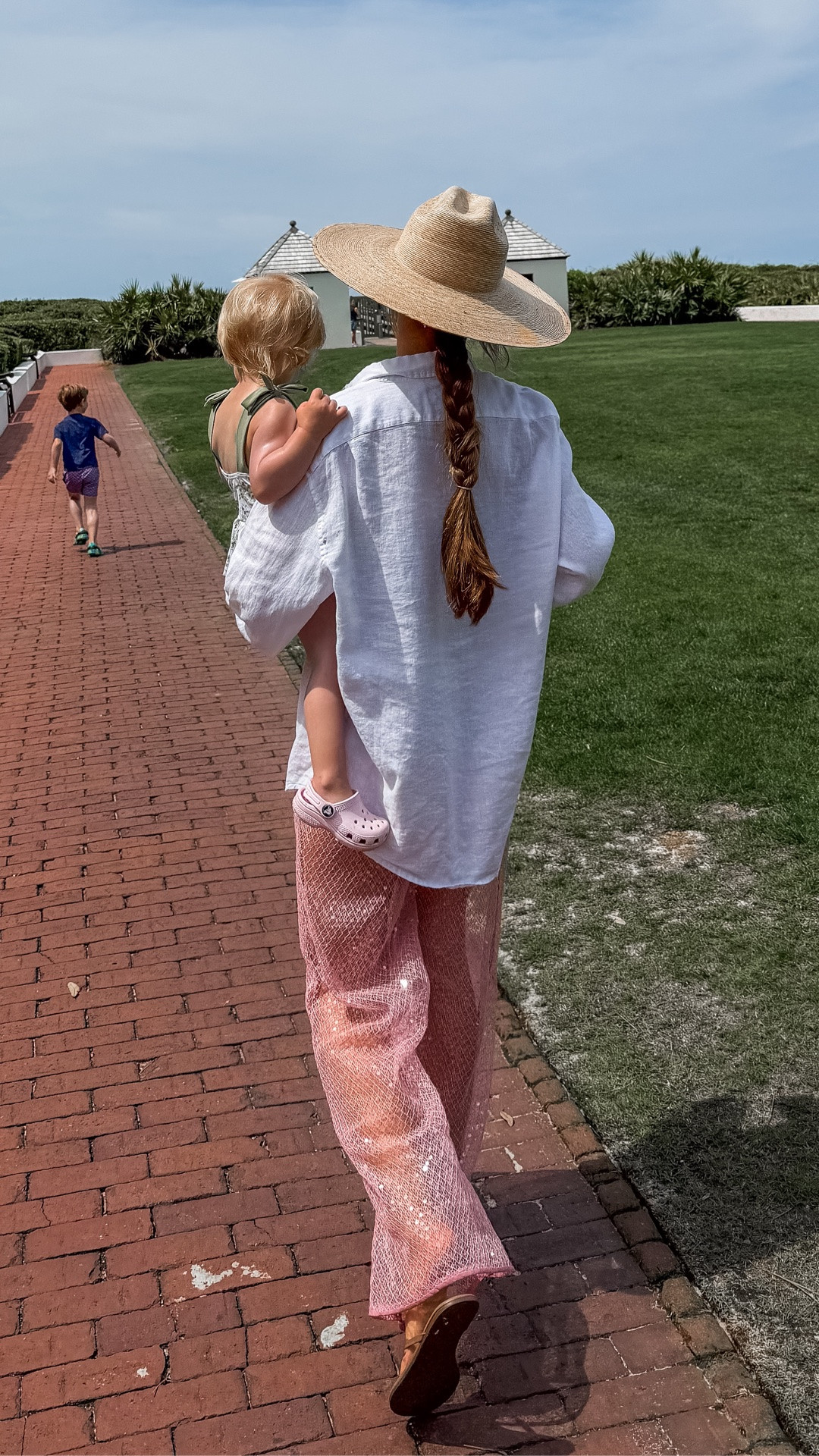 Beach day outfit cover up ootd

#LTKgrwm #LTKmomlife #LTKSwim