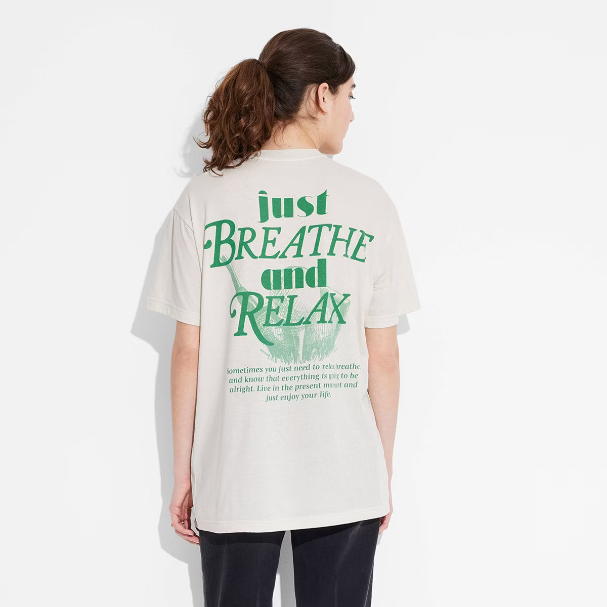 Women's Calabasas Golf Club Oversized Short Sleeve Graphic T-Shirt - Beige | Target