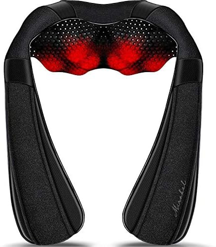 Shiatsu Neck and Shoulder Back Massager with Heat – Electric Deep Tissue Kneading Massage Pillo... | Amazon (US)