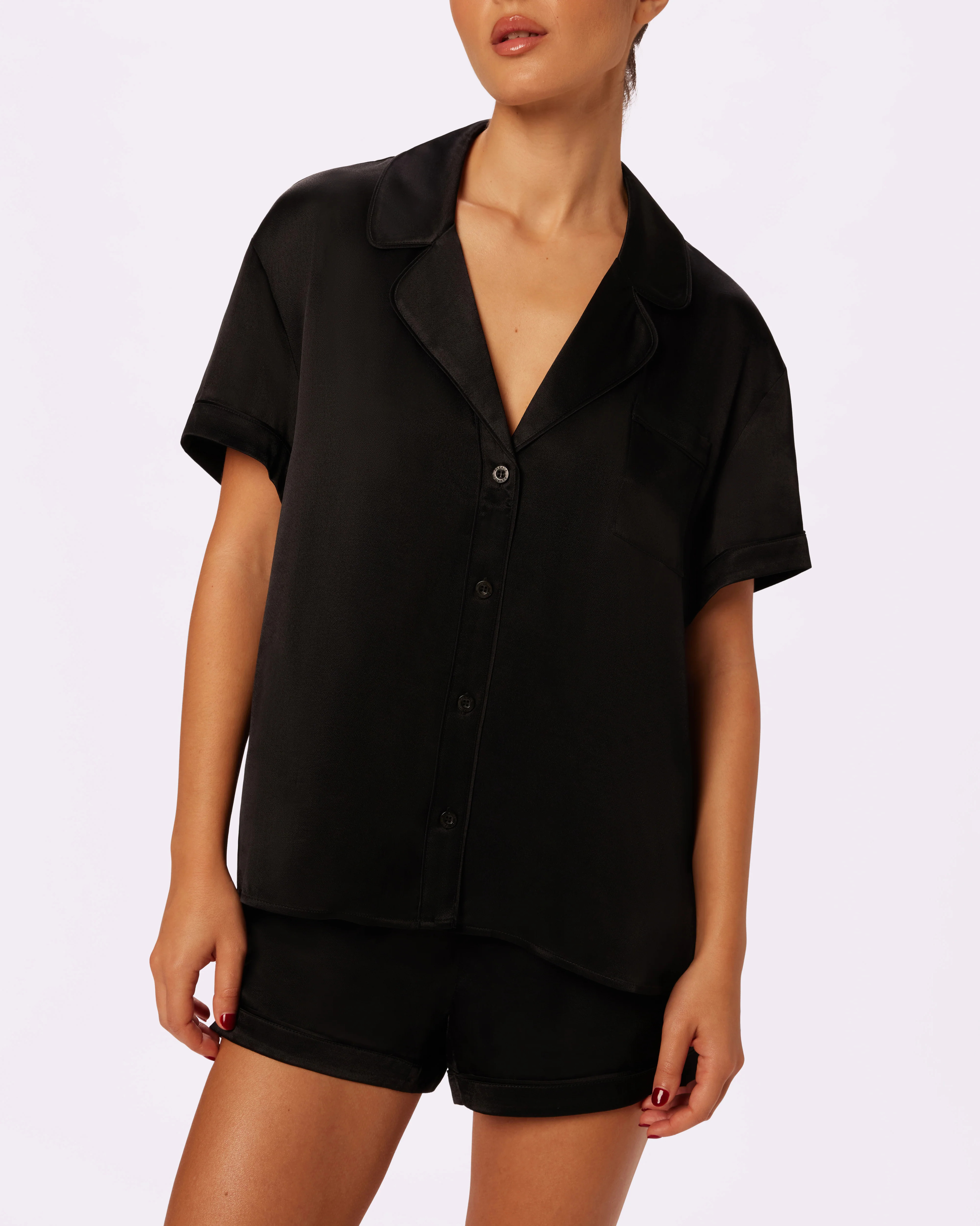 Luxe Dreams Short Sleeve Button Up | Parade