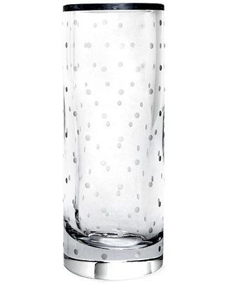 kate spade new york 10" Larabee Dot Cylinder Vase | Macys (US)