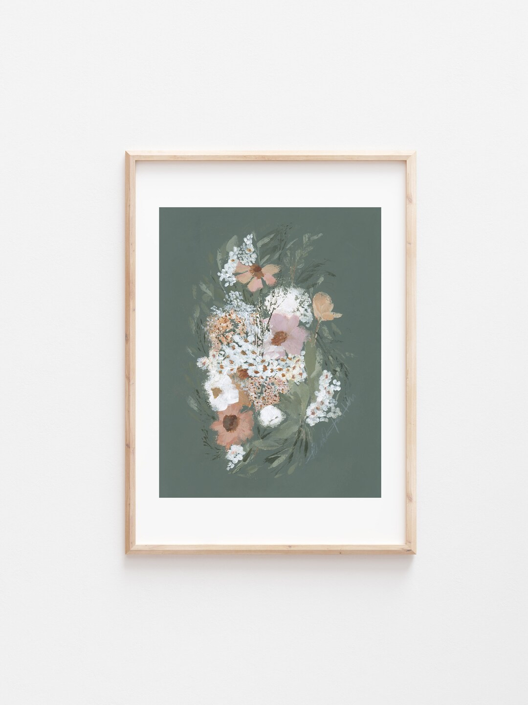 Floral Print Floral Painting Floral Artwork Abstract - Etsy | Etsy (US)