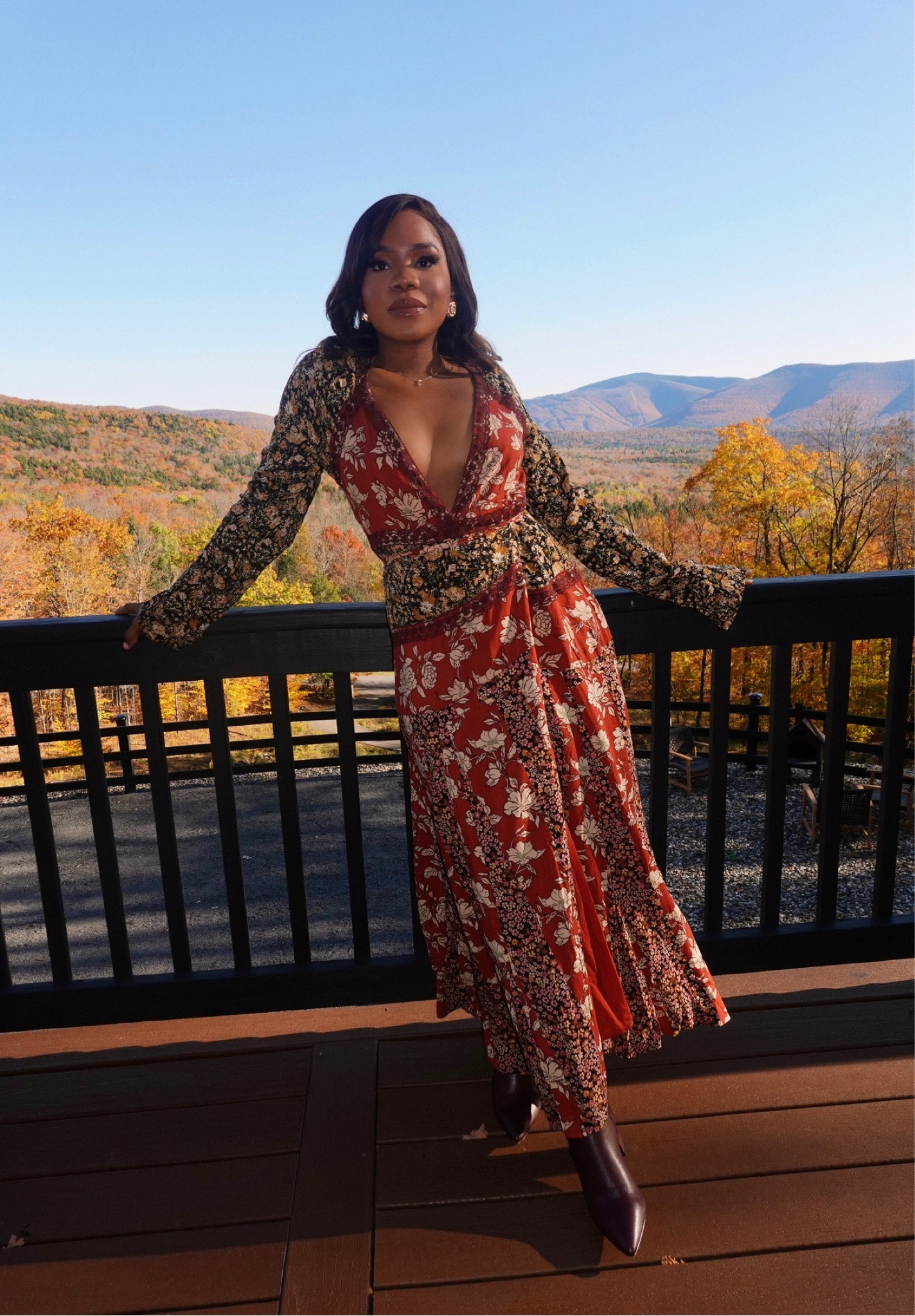 Maxi dress and boots combo! The details and color of this dress are so beautiful 

#LTKHoliday #LTKSeasonal #LTKSaleAlert