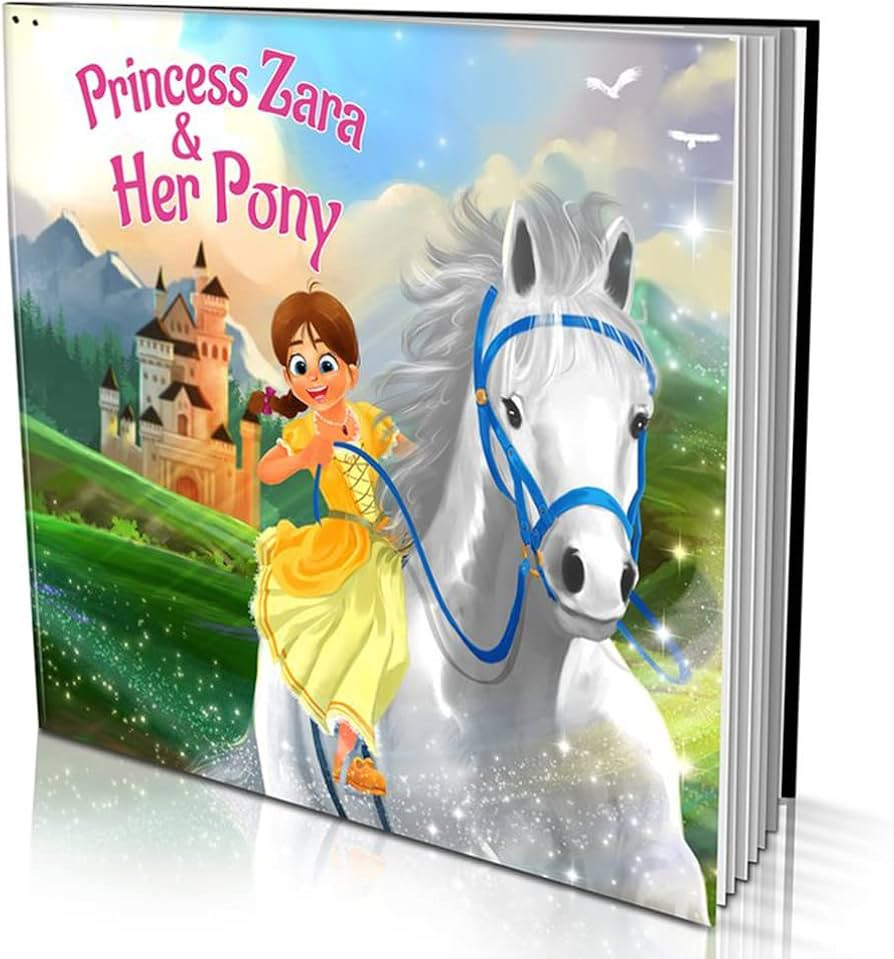 Personalized Story Book by Dinkleboo - The Princess and Her Pony - for Girls Aged 0 to 8 Years Ol... | Amazon (US)