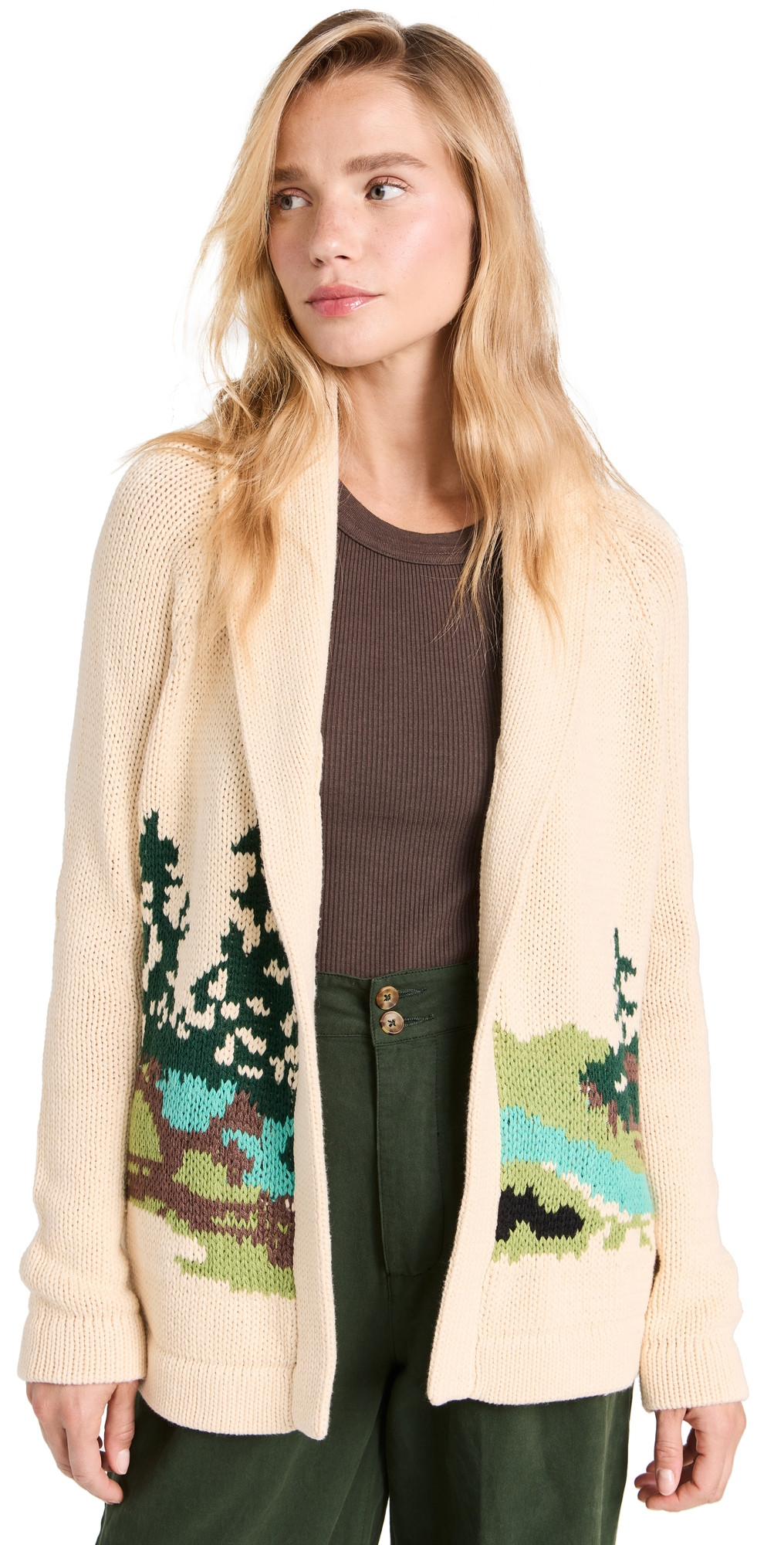THE GREAT. The Camp Lodge Cardigan | Shopbop | Shopbop