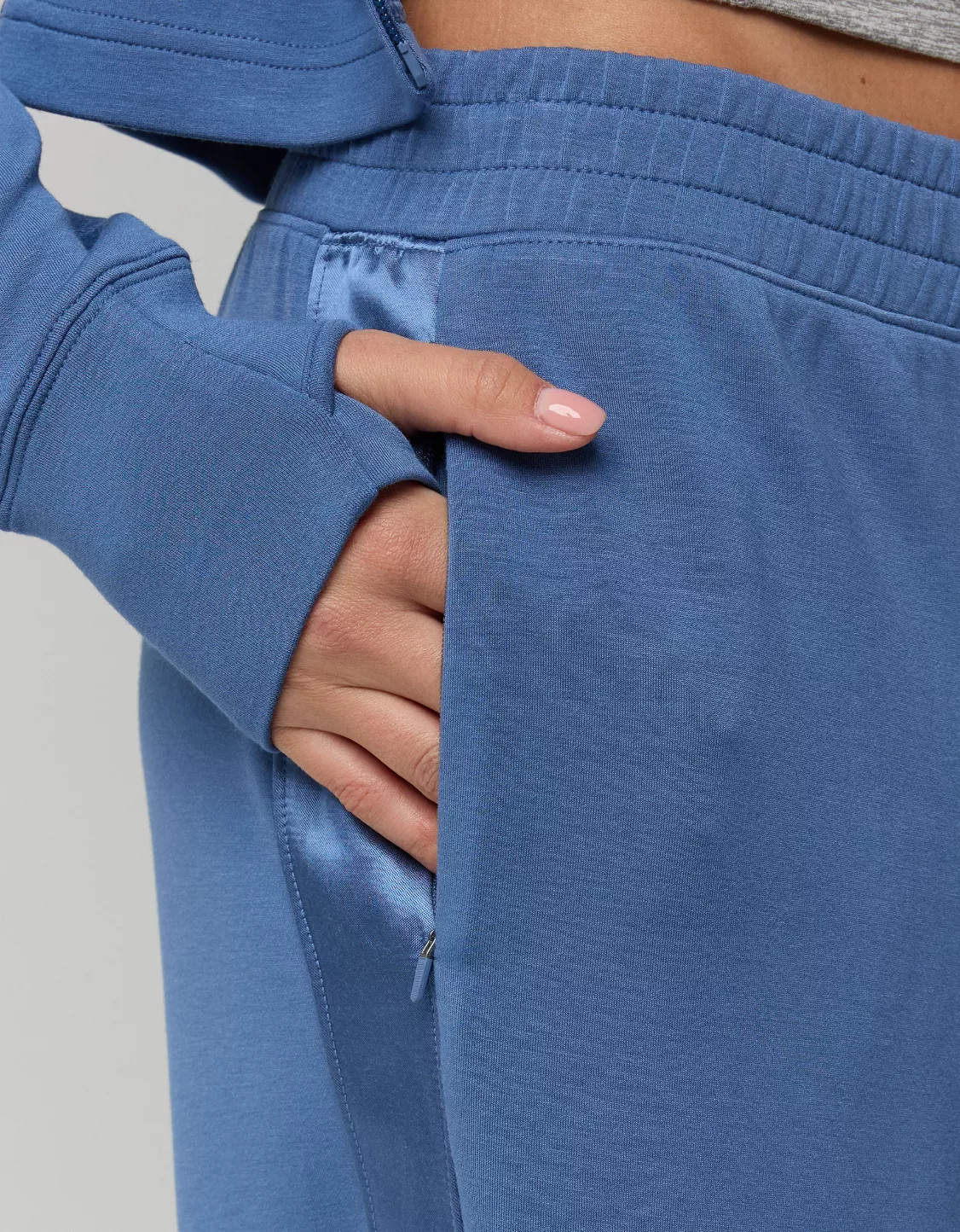 OFFLINE By Aerie Chill Up Satin Track Trouser | Aerie