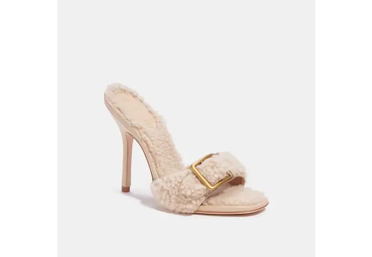 Shearling Buckle Mule | Coach (US)