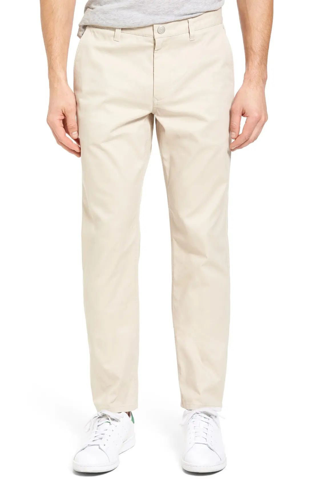 Straight Fit Washed Chinos | Nordstrom