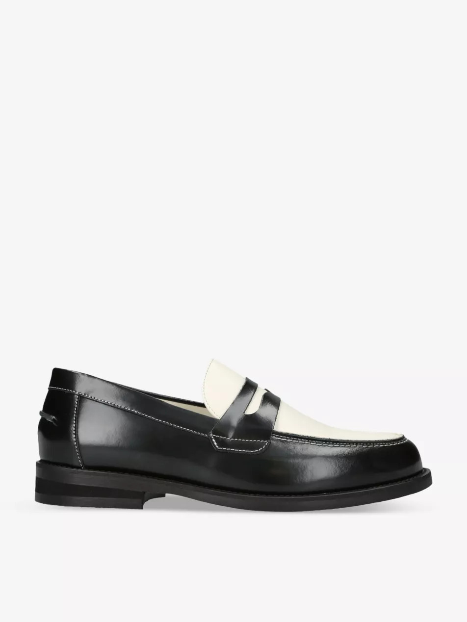 Wilde penny leather loafers | Selfridges