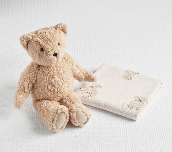 The St. Jude Oatmeal Bear & Baby Blanket Gift Set | Pottery Barn Kids