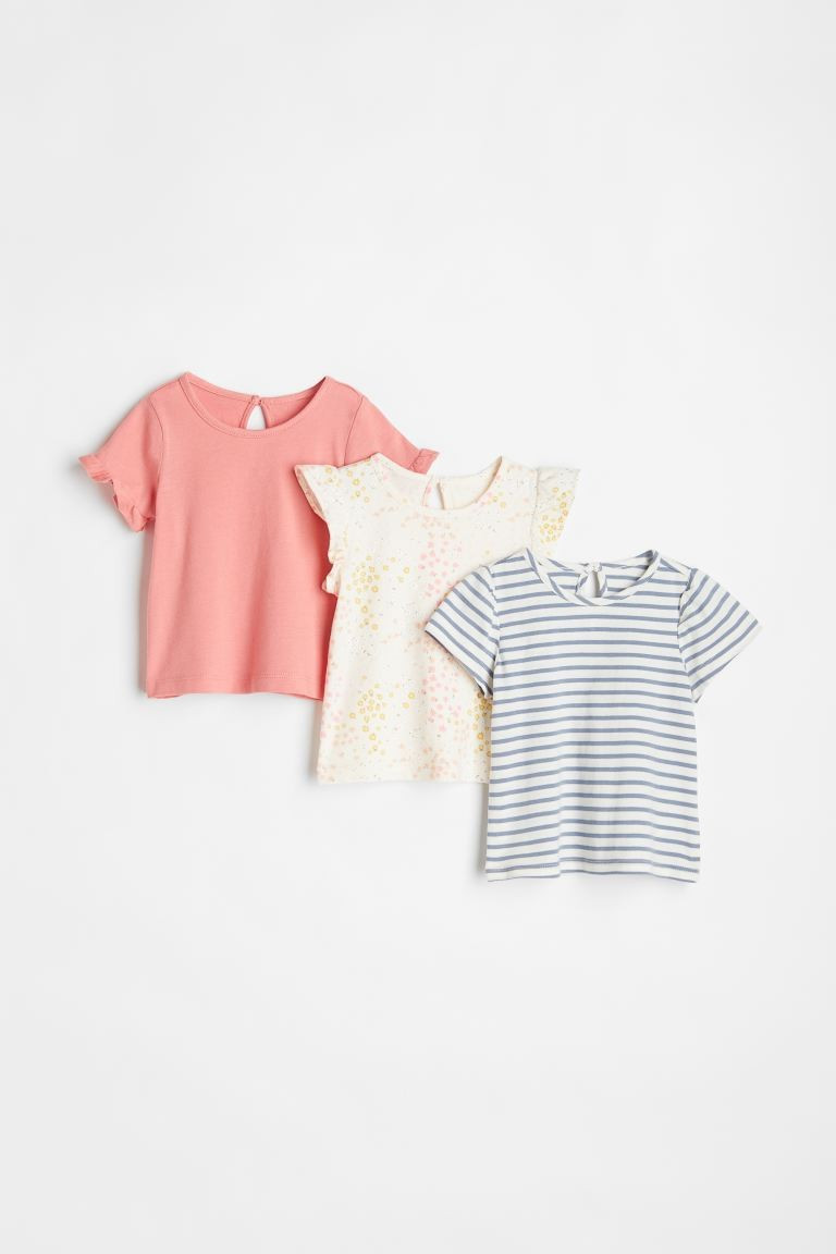 3-pack Cotton Tops | H&M (US + CA)