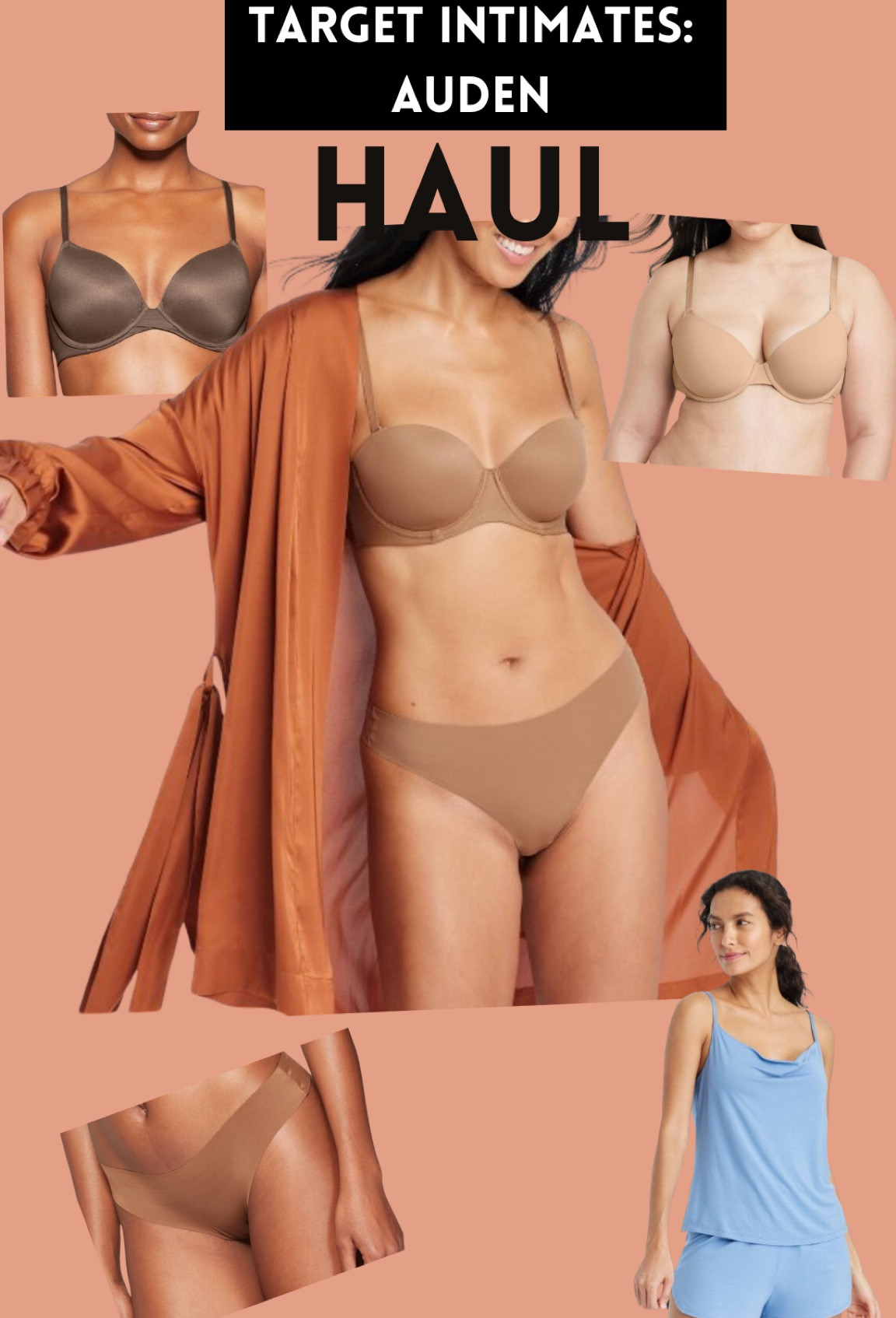 Need affordable and comfy intimates? Find them at #target with their #auden brand. The perfect tshirt bra only $10 

Intimates, bras, Auden, target finds 

#LTKMidsize #LTKSaleAlert #LTKFindsUnder100