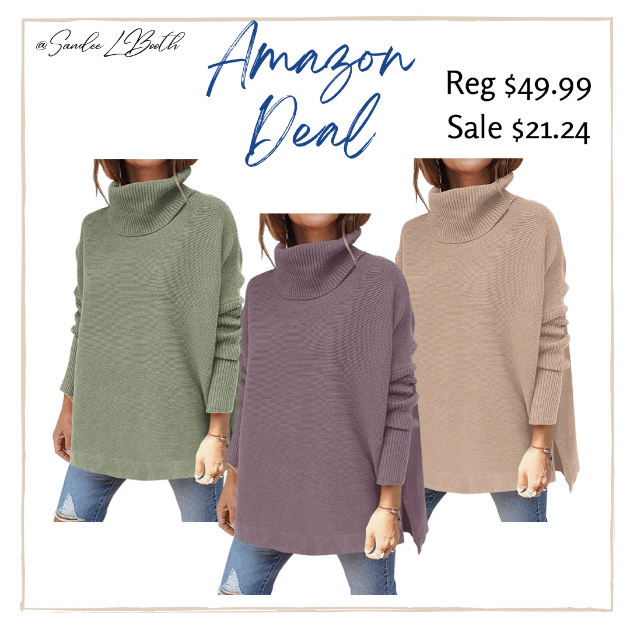 Amazon daily deal
Womens fall sweater 
Casual office wear
Casual fall style 

#LTKunder50 #LTKsalealert #LTKstyletip