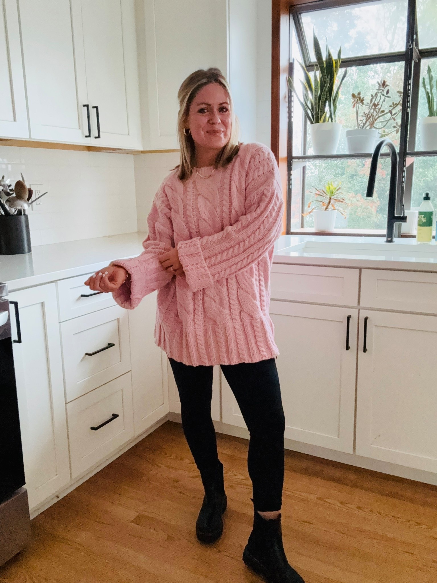 Amazon Legging Friendly Cable Knit Sweater! Wearing a S. On sale for $15!

#LTKSaleAlert #LTKHoliday #LTKPetite