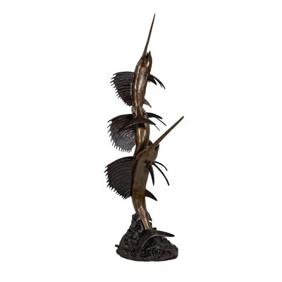 Bronze Large Sailfish Fountain | Wayfair North America