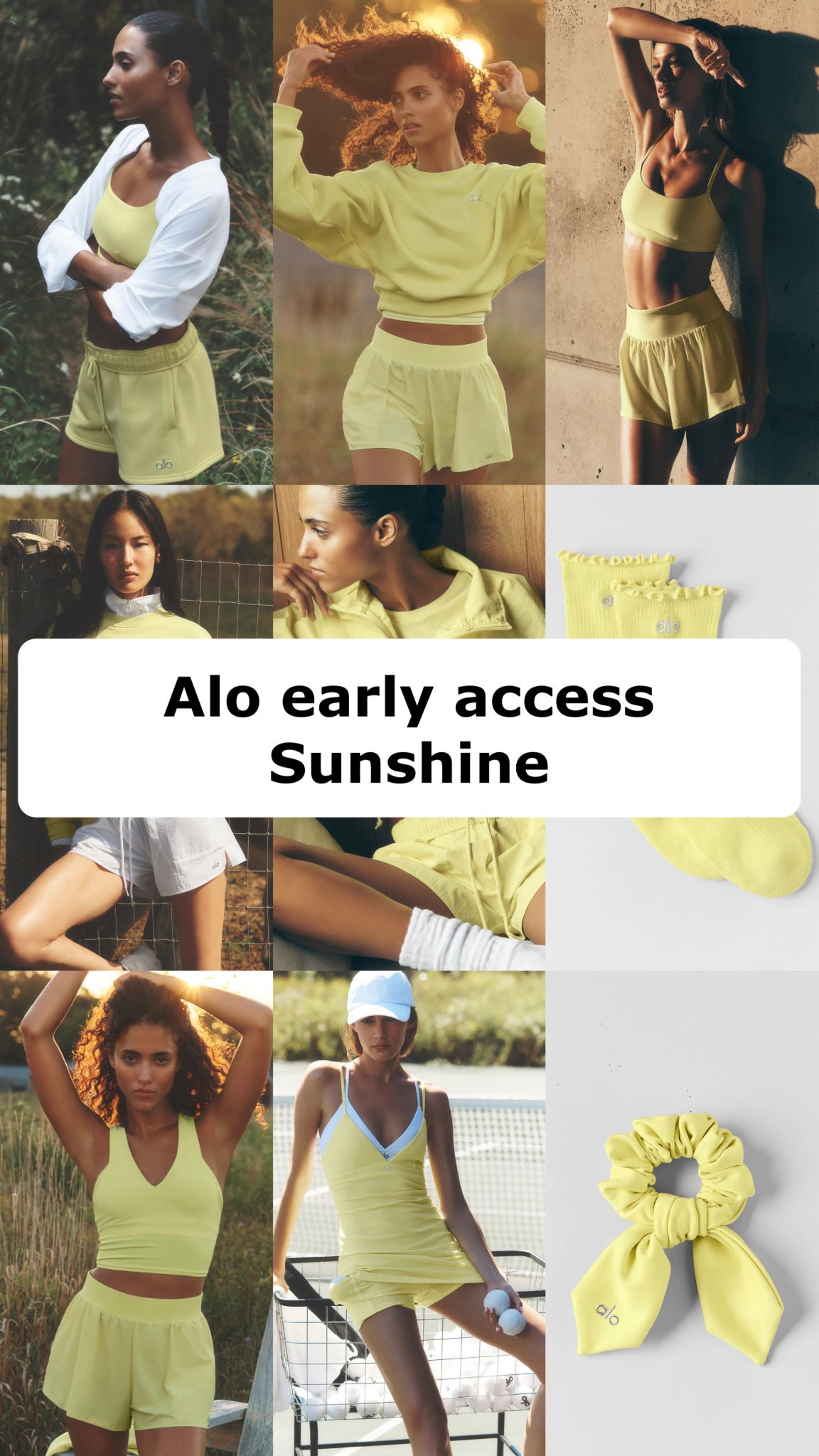 Alo yoga early access to their new color drop 🌞sunshine🌞 shop here first before anyone else @Alo Yoga 

#LTKActive #LTKgrwm #LTKootd