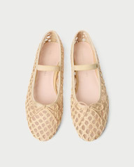 Leonie Natural Crochet Ballet Flat | Loeffler Randall