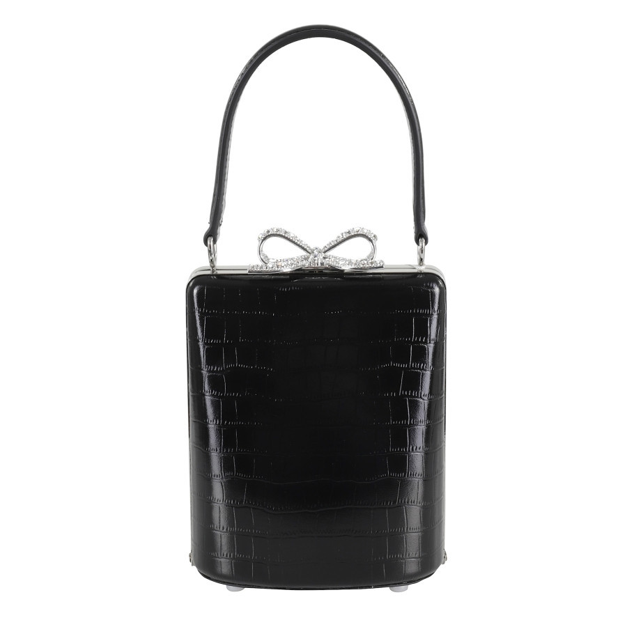 self-portrait Black Croc Mini Bag | Jomashop.com & JomaDeals.com