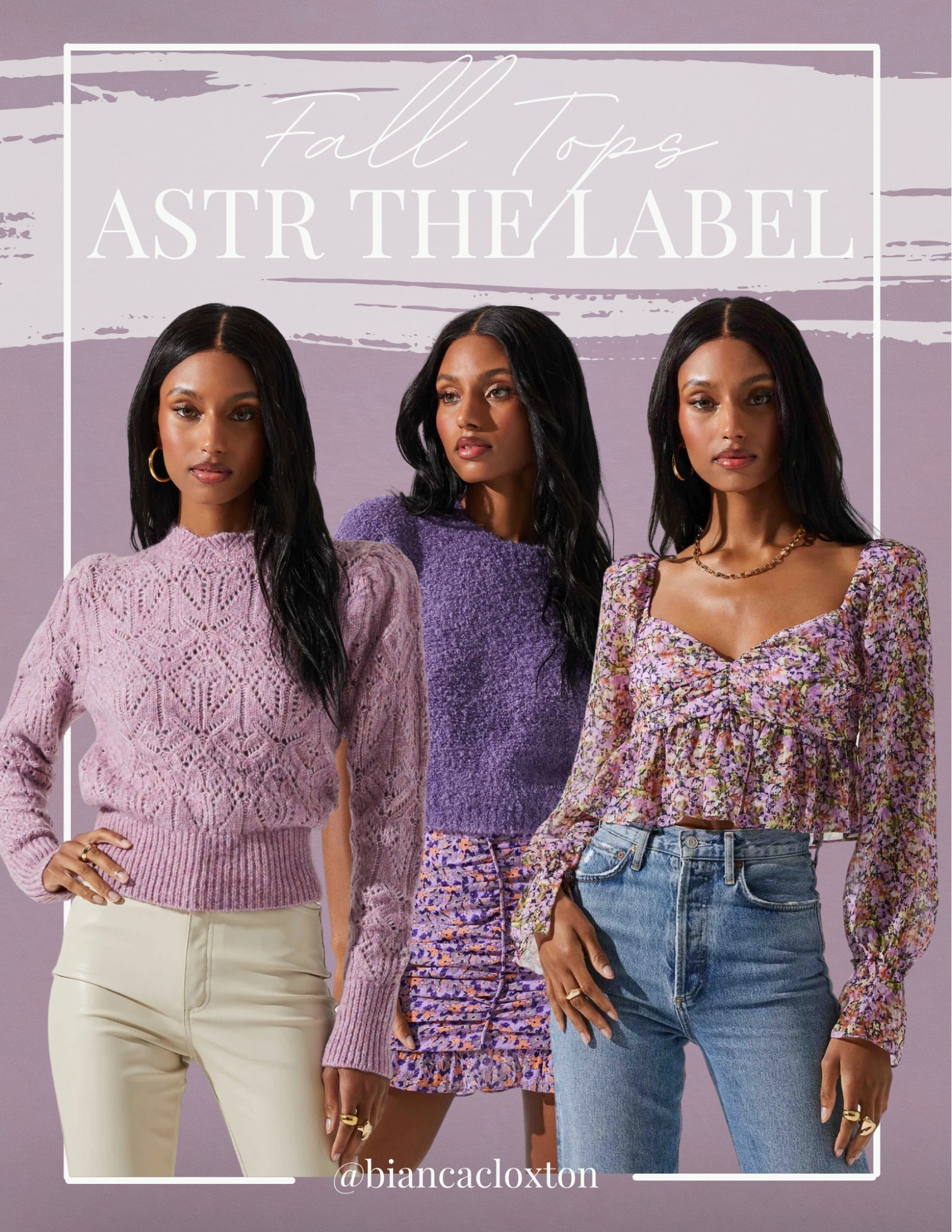 Fall Tops 🍂 || ASTR the Label 

Blouse, top, sweater, knit, long sleeve, fall, fall fashion, fall style, bodysuit, cropped, ASTR, ASTR THE LABEL 


#LTKSeasonal #LTKmidsize #LTKstyletip