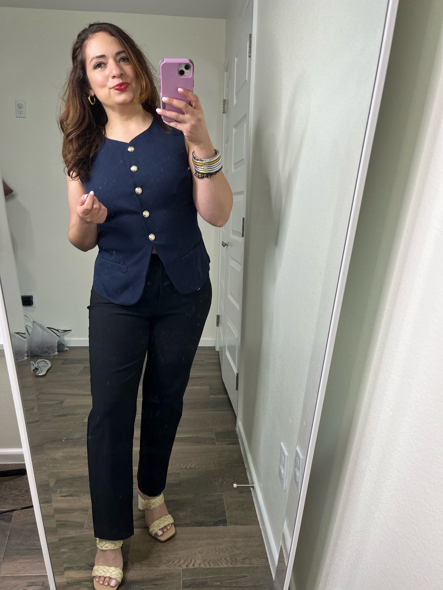 Happy Monday lovelies! What shoe are you all watching? List your recommendations below! I’ve been watching the RHORI it’s so good! Though I’m always looking for new shows to watch! Sharing 3 business casual work wear looks found these 3 affordable tops had to share them! Felt I was needing a few pieces to wear to work with my everyday wear work pants/Click link to shop my finds

#LTKWorkwear #LTKPetite