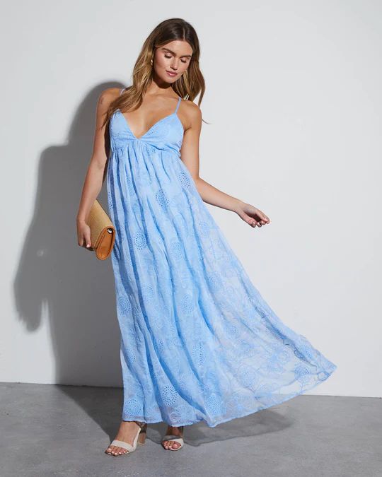 Good Times Chiffon Floral Maxi Dress | VICI Collection