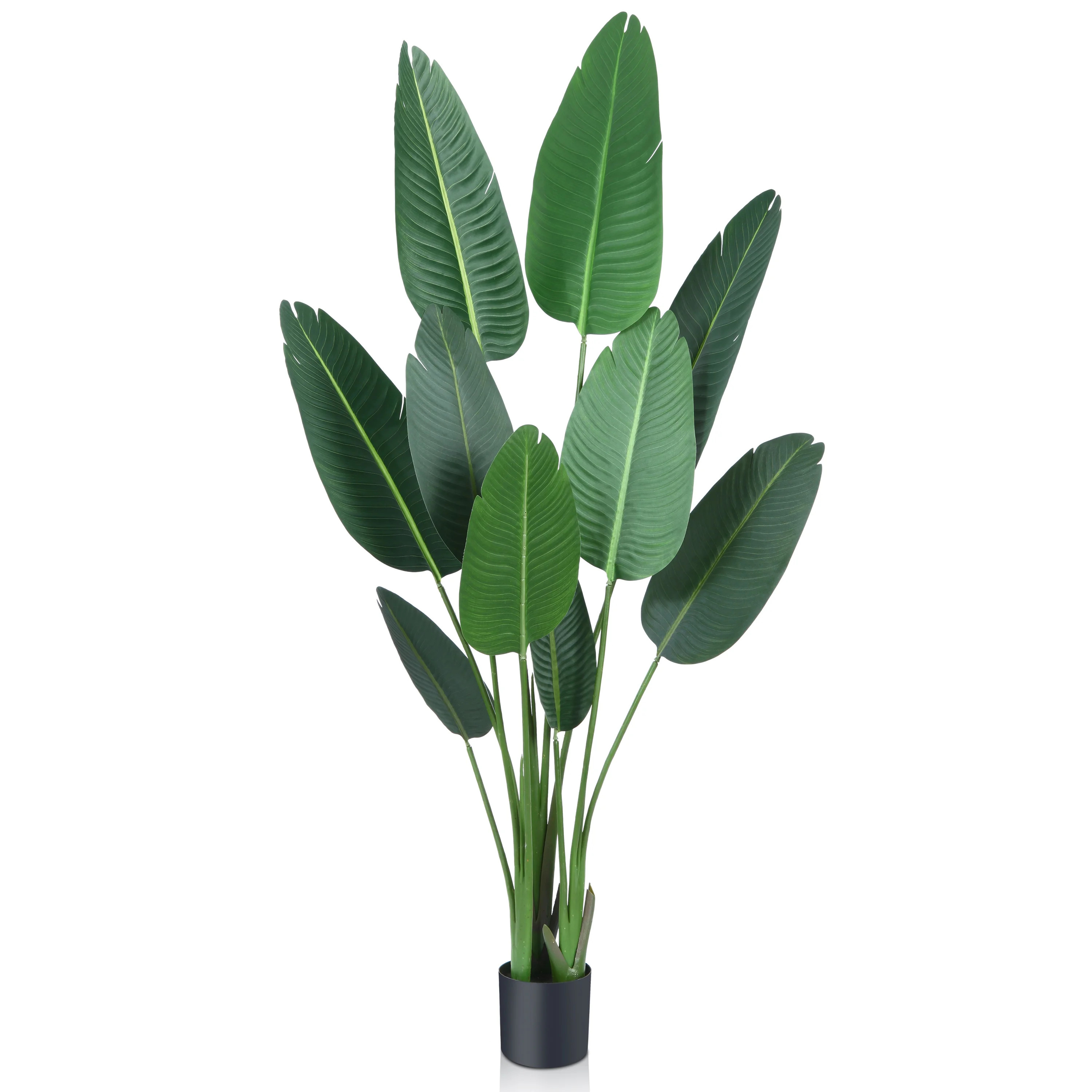 5.3 Feet Artificial Bird of Paradise Plant Fake Tropical Tree for Indoor Outdoor, Perfect Faux Pl... | Walmart (US)