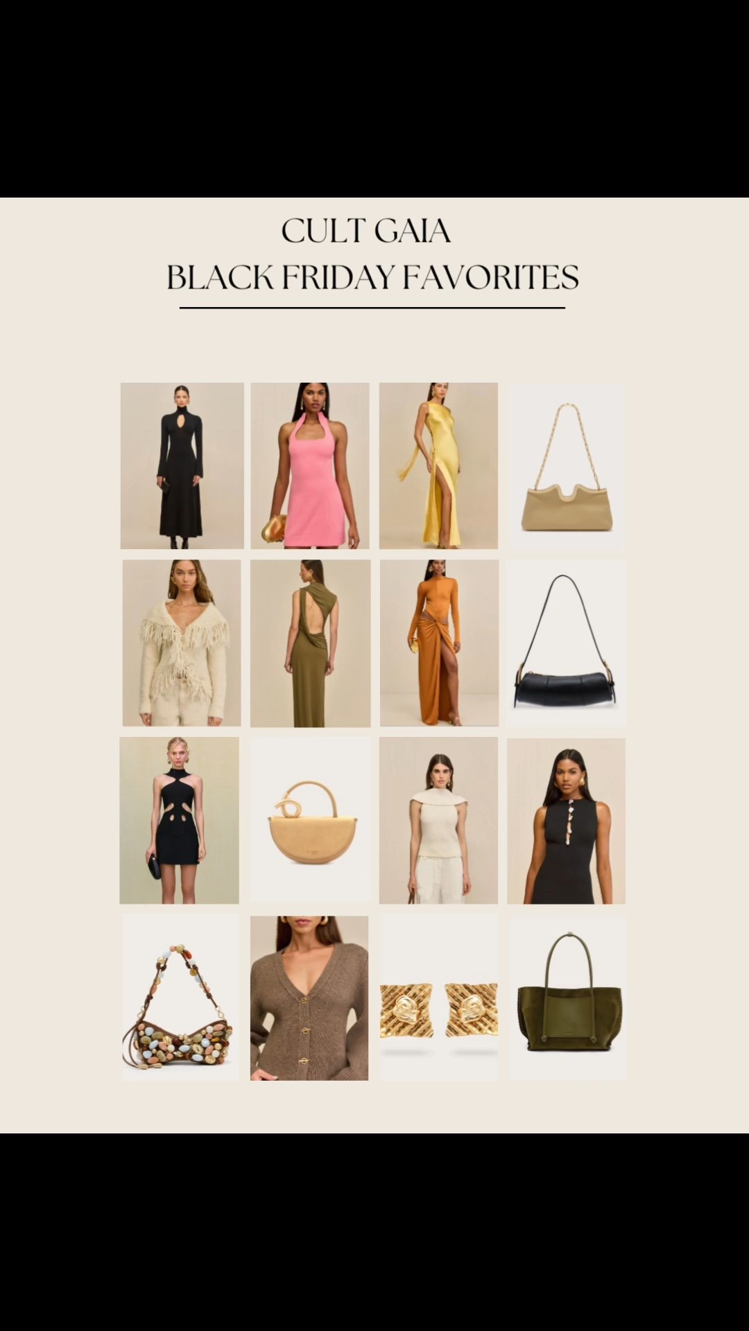 Cult Gaia Black Friday sale is still going on! Shop my favorites and use code “grateful” for 25% off!!


Black Friday, sale, resort wear, cyber Monday, dress, handbags, clutch, roundup 

#LTKHoliday #LTKCyberWeek #LTKSaleAlert