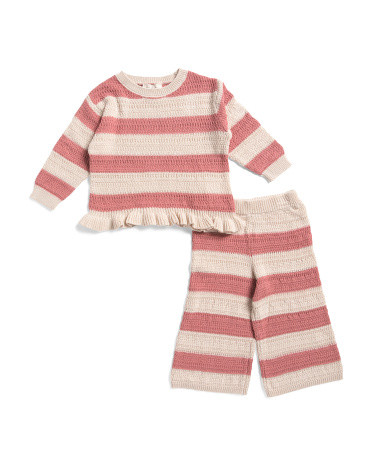 Toddler Girls Chenille Sweater Set | TJ Maxx