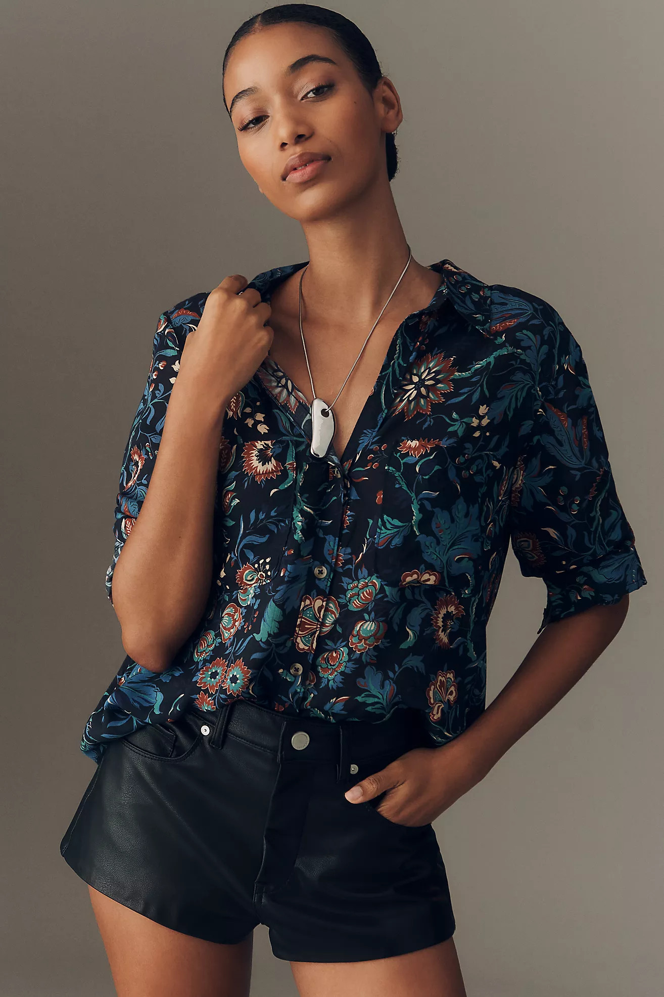 The Romy Relaxed Buttondown Shirt by Pilcro | Anthropologie (US)