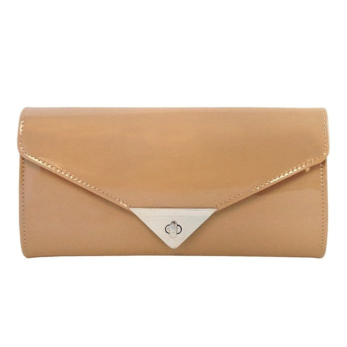 JNB Women's Patent Leather Candy Clutch | Amazon (US)